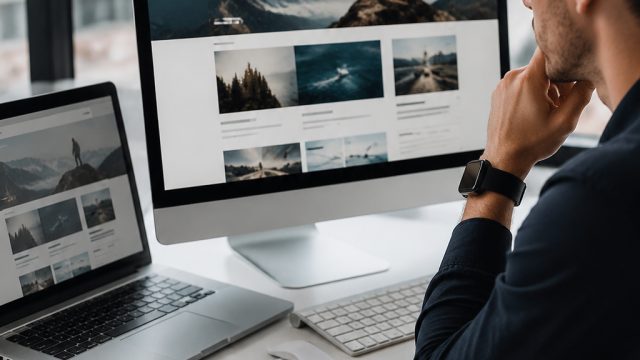 Two major design principles help website development