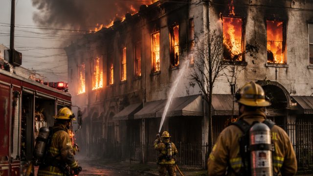 Firefighters Struggle to Control Persistent Blaze in Boyle Heights