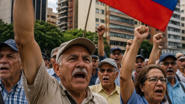 Retired Telecom Workers Take a Stand for Fair Compensation in Venezuela
