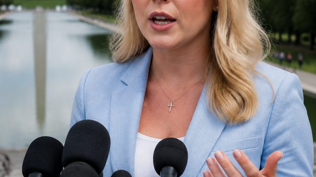 Karoline Leavitt Speaks Out Against Reflecting Pool Vandals