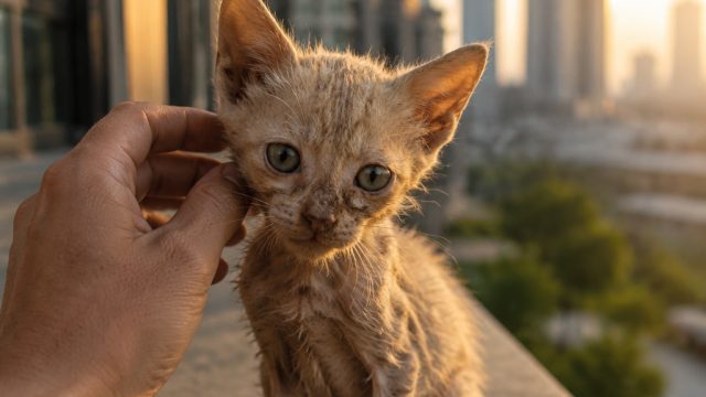 From Desert Orphan to City Queen: A Heartwarming Cat Rescue Story